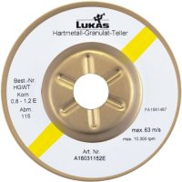 1 x Hartmetall-Granulat-Teller-Set HGWT Ø115 mm