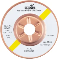 LUKAS Hartmetall-Granulat-Teller HGWT Ø115 mm |...