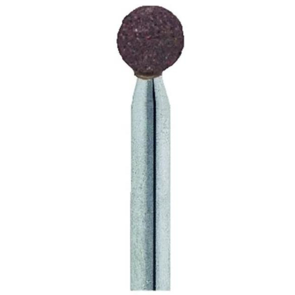LUKAS Schleifstift D14 Kugelform für Werkzeugstähle 4x4 mm Schaft 3 mm | Korn 80