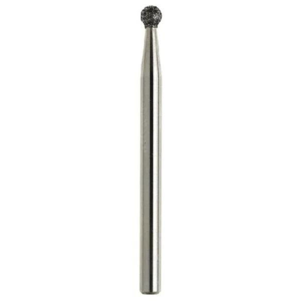 LUKAS CBN-Schleifstift CSK Kugelform 2x2 mm Schaft 3 mm
