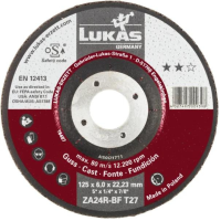 LUKAS Schruppscheibe T27 für Guss 180x6 mm...